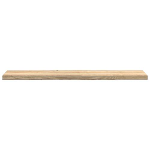 Vindueskarme 2 stk ubehandlet 140x30x2 cm massivt egetræ