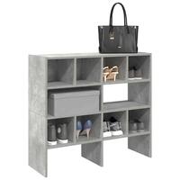 Skostativer stabelbare 2 stk. 89,5x30x40 cm betongrå