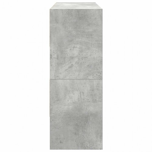 Skostativer stabelbare 2 stk. 89,5x30x40 cm betongrå