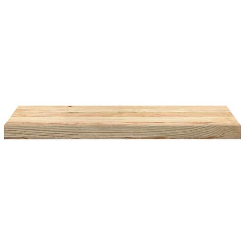 Trappemåtter 4 stk ubehandlet 70x25x2 cm massivt egetræ