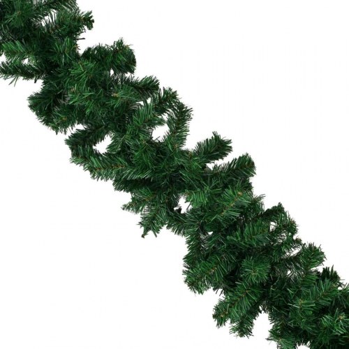Juleguirlande i PVC - grøn, 5 m