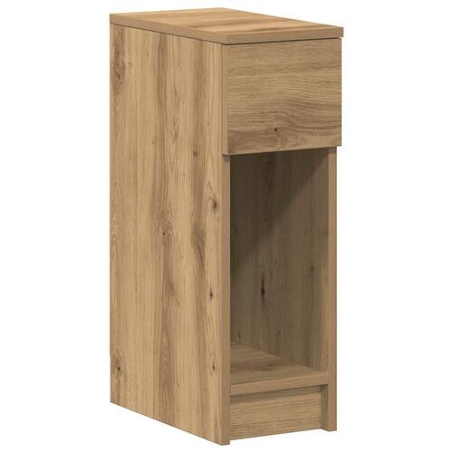 Sengebord med skuffe 20x36x60 cm kunsteg