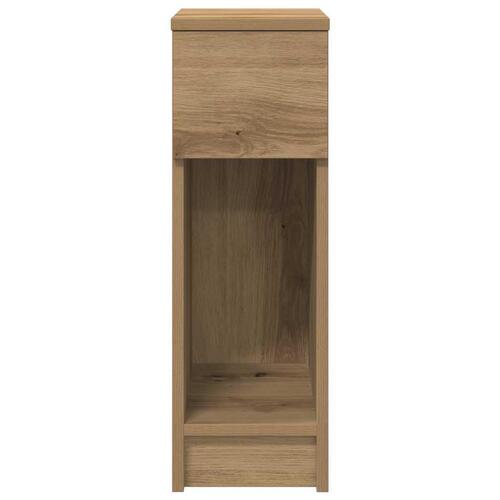 Sengebord med skuffe 20x36x60 cm kunsteg