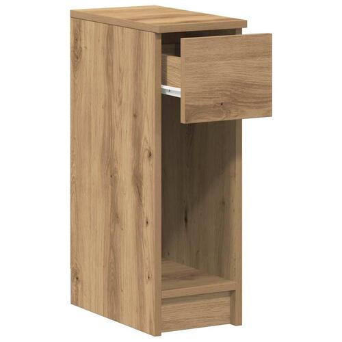 Sengebord med skuffe 20x36x60 cm kunsteg