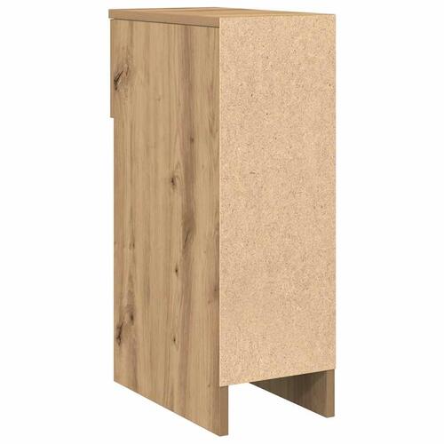 Sengebord med skuffe 20x36x60 cm kunsteg