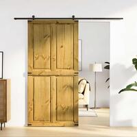 Skydedør CORONA 100x210 cm massivt fyrretræ