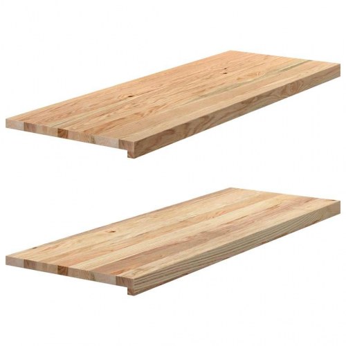 Vindueskarme i massivt egetræ - 2 stk ubehandlet, 110 × 40 × 2 cm