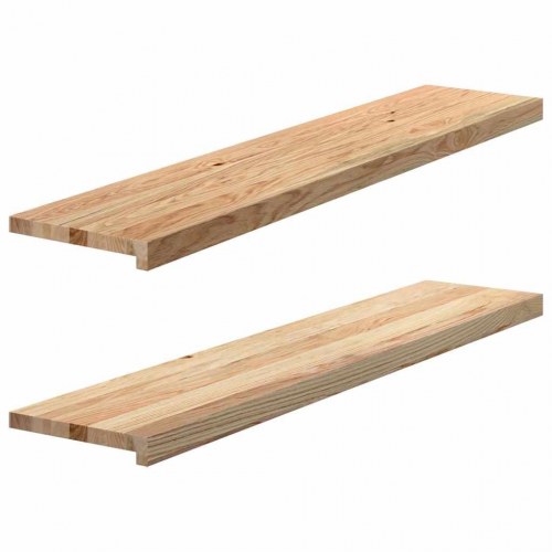Vindueskarme 2 stk ubehandlet 120×30×2 cm i massivt egetræ