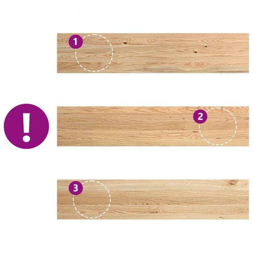 Vindueskarme 2 stk ubehandlet 120×30×2 cm i massivt egetræ