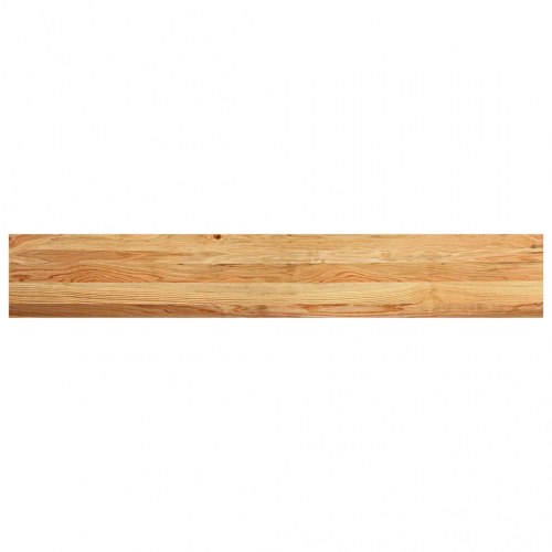 Vindueskarme 2 stk - lysebrun eg 160×30×2 cm, massivt træ