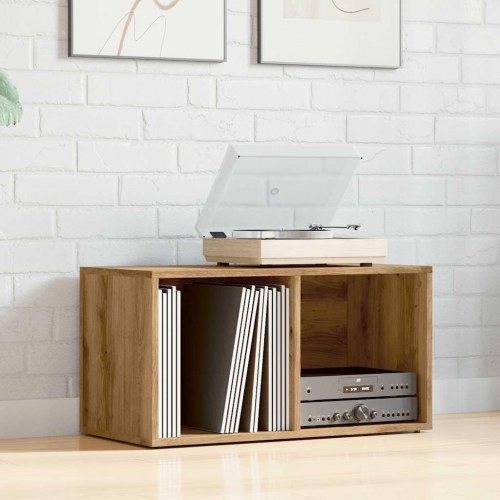 LP opbevaringskasse 69,5x34x36 cm konstrueret træ kunsteg