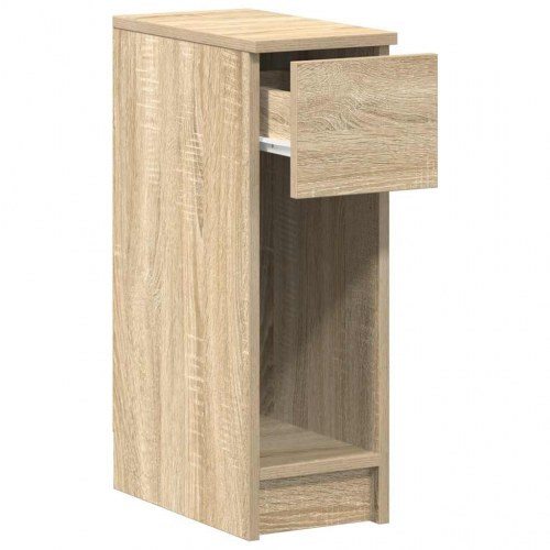 Sengebord med skuffe 20×36×60 cm - sonoma-eg