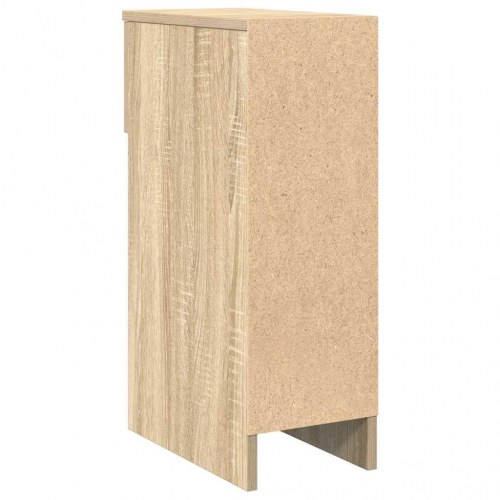 Sengebord med skuffe 20×36×60 cm - sonoma-eg
