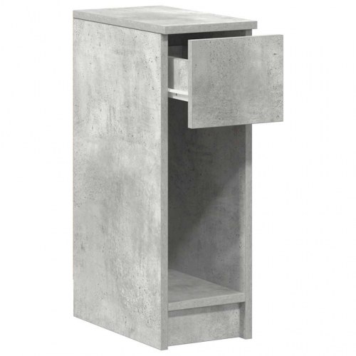 Sengebord med skuffe 20×36×60 cm - betongrå