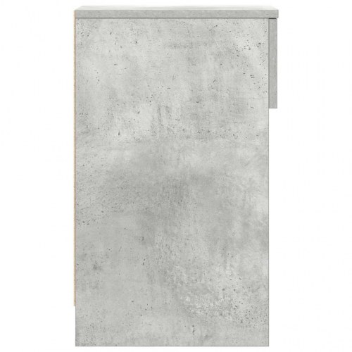 Sengebord med skuffe 20×36×60 cm - betongrå