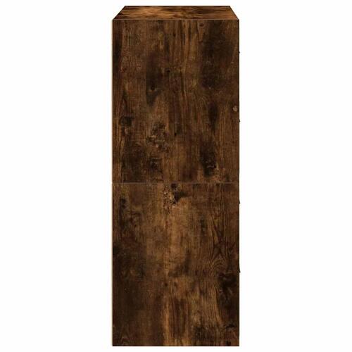 Skabe med 2 skuffer 2 stk. 60x31x40 cm røget egetræsfarve