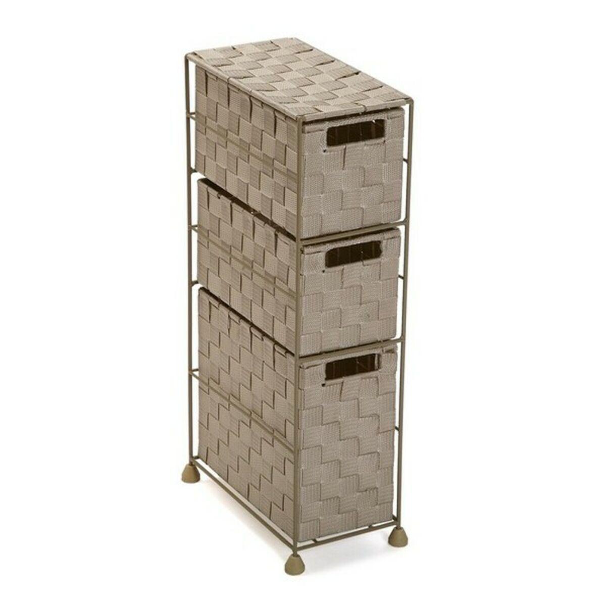 Skuffemoduler Versa 19487083 Beige 2 skuffer polypropylen (28 x 57 x 15,5 cm)