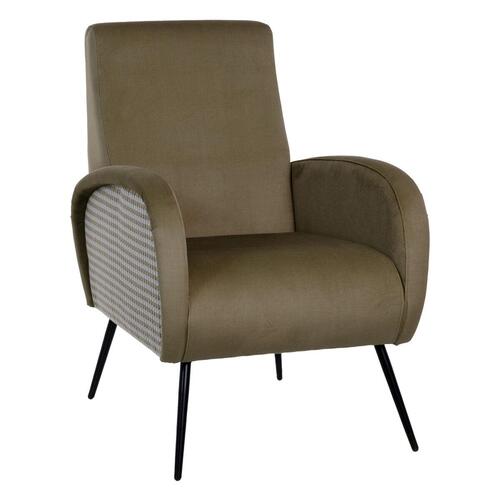 Lænestol Sort Grøn 68 x 97 x 86 cm