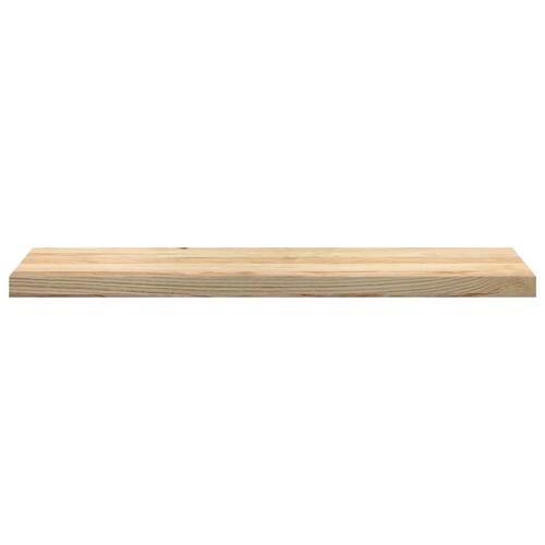 Trappemåtter 8 stk ubehandlet 100x25x2 cm massivt egetræ