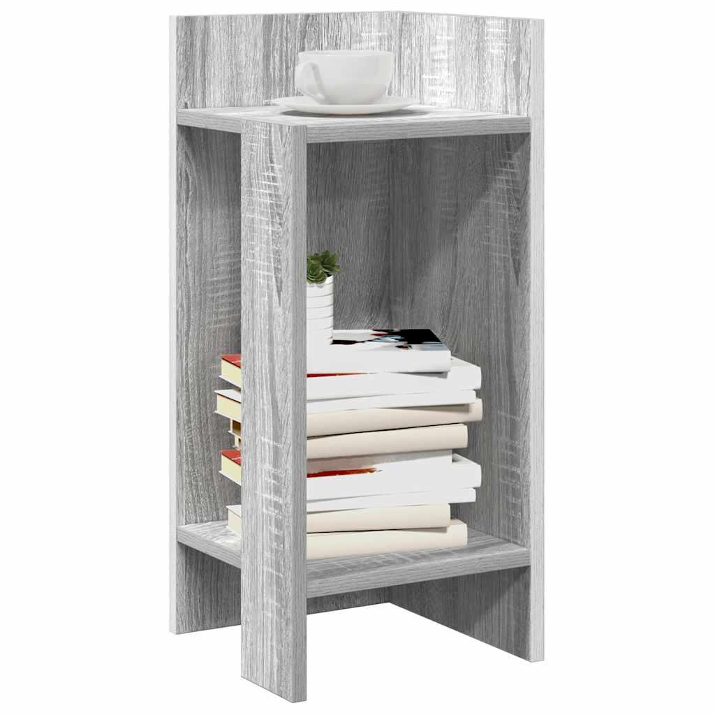 Sideborde 2 Stk Med Reol Sonoma 25 5x27x60 Cm