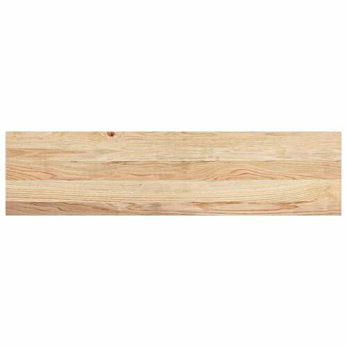 Trappemåtter 16 stk ubehandlet 100x25x2 cm massivt egetræ