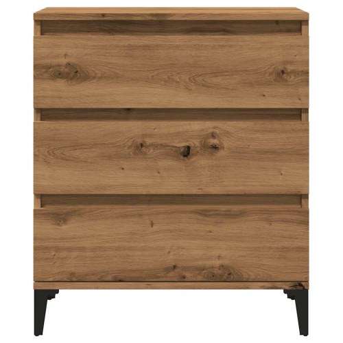Skænk 60x35x70 cm konstrueret træ egetræsfarve