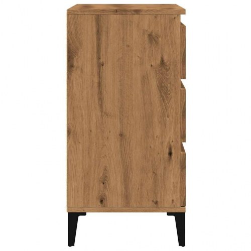 Skænk 60x35x70 cm konstrueret træ egetræsfarve