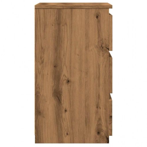 Sengeborde 2 stk. - 40×35×62,5 cm i konstrueret træ, kunsteg