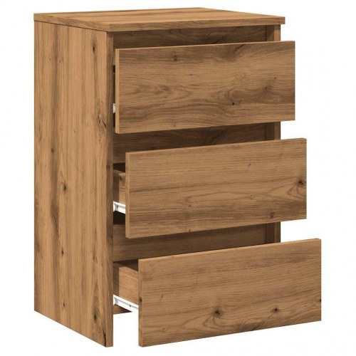 Sengeborde 2 stk. - 40×35×62,5 cm i konstrueret træ, kunsteg