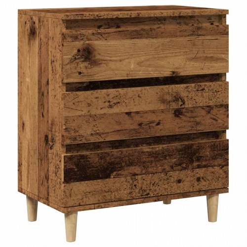 Skænk med 3 skuffer 60 x 35 x 70 cm - antikt træ