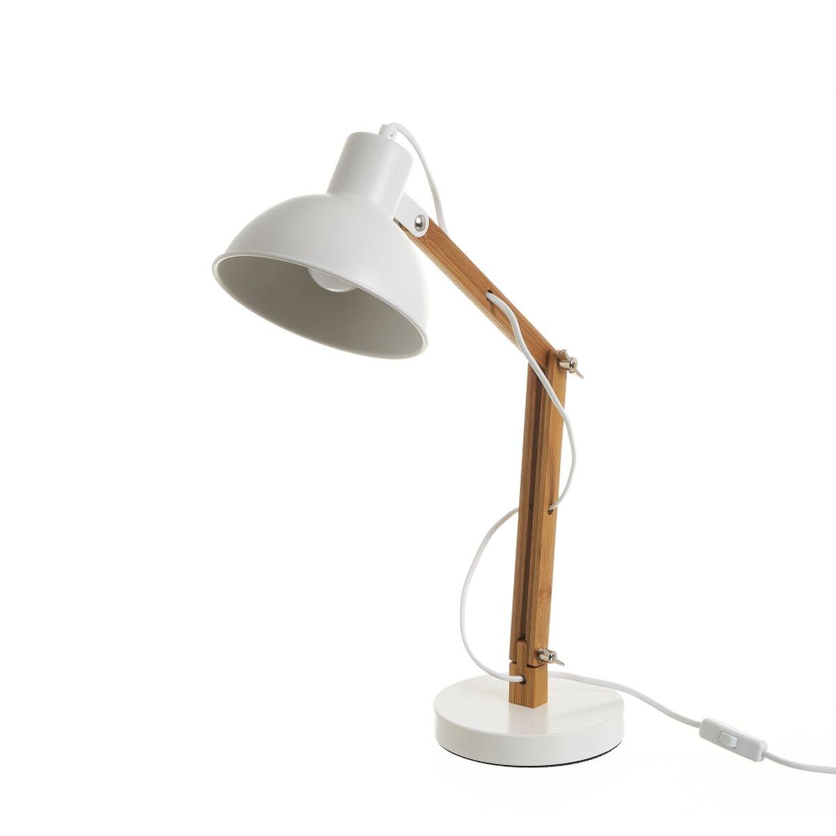 Flexo/skrivebordslampe Hvid Natur 37 X 16 X 41 Cm