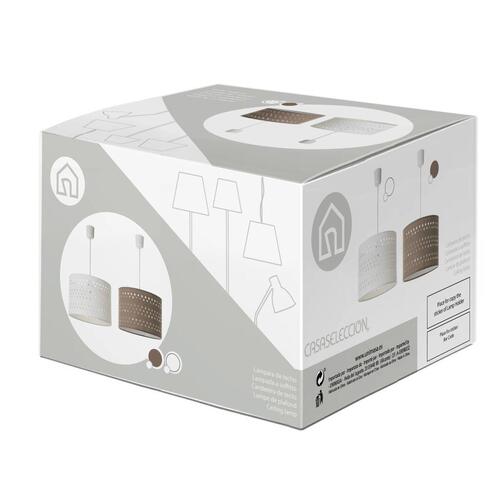 Loftslampe Beige 60 W