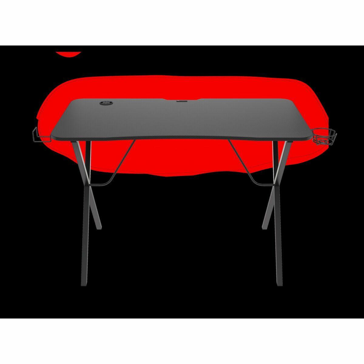 Bord Gaming Genesis Nds 1606 Sort Stål Træ Mdf