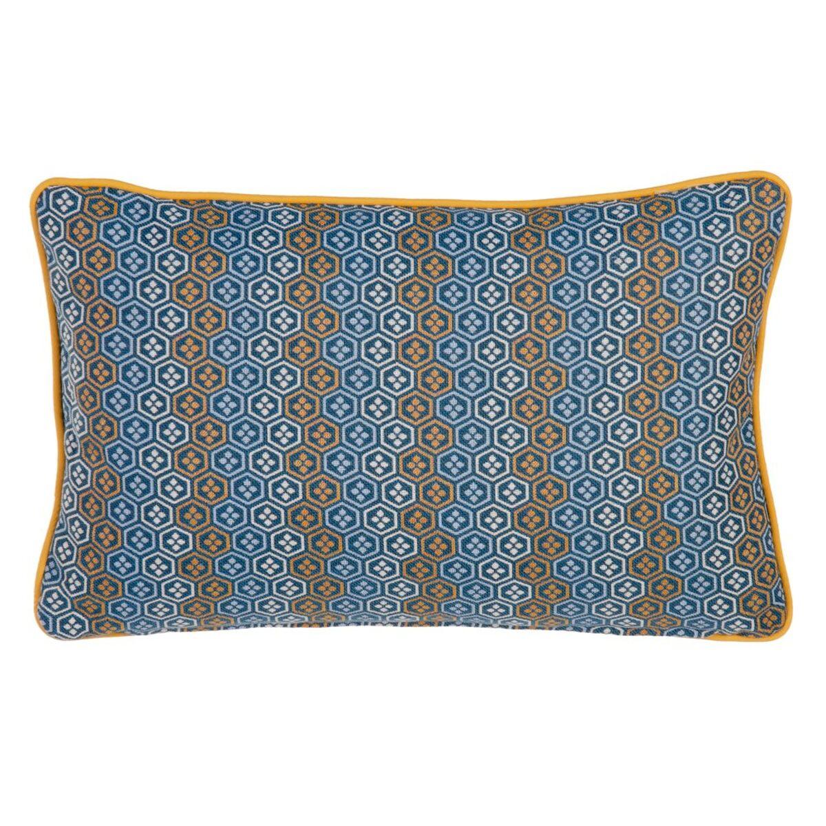 Pude Blå Trykt 60 x 10 x 40 cm