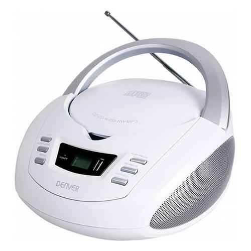 Radio CD MP3 Denver Electronics TCU-211 FM 2W Hvid