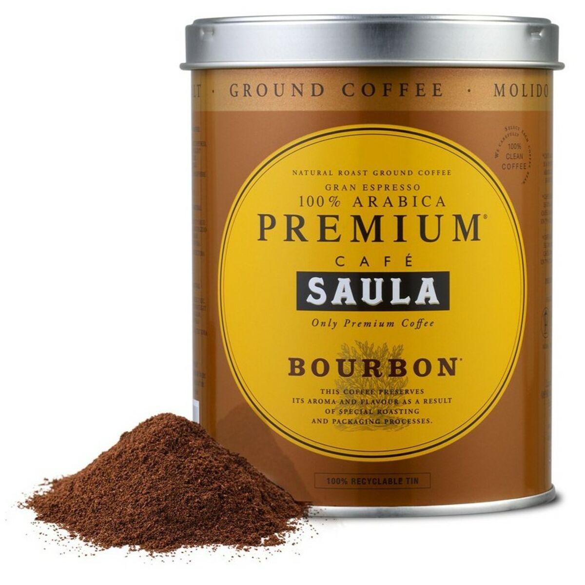 Filterkaffe Saula Premium Bourbon, malet kaffe