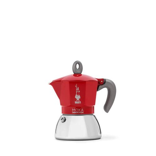 Italiensk Kaffekande Bialetti Moka Induction Rød Metal Aluminium 150 ml