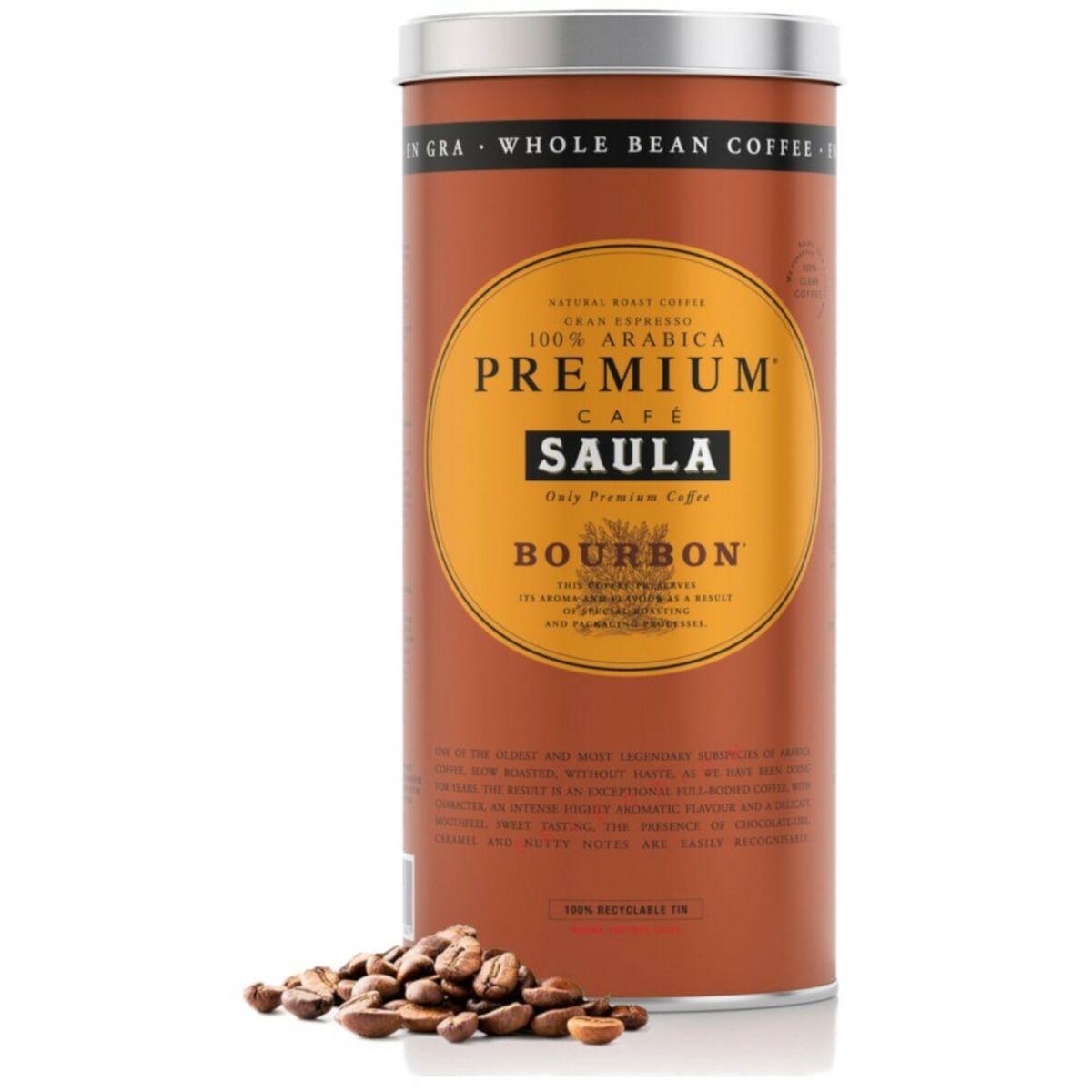 Saula Kaffebønner Bourbon - hele bønner 500 g