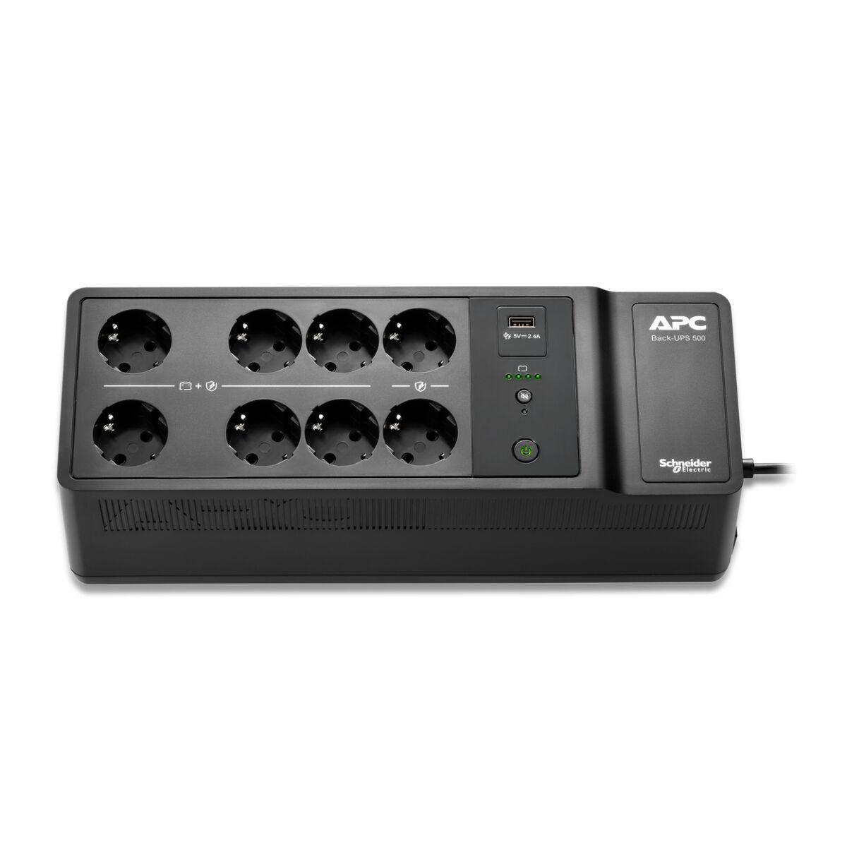 System Til Uafbrydelig Strømforsyning Interaktivt Ups Apc Be500g2 Gr 300 W