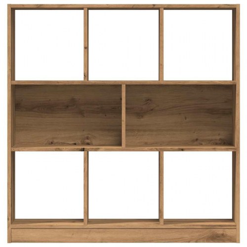 Bogreol med 8 rum - 97,5×29,5×100 cm i kunsteg