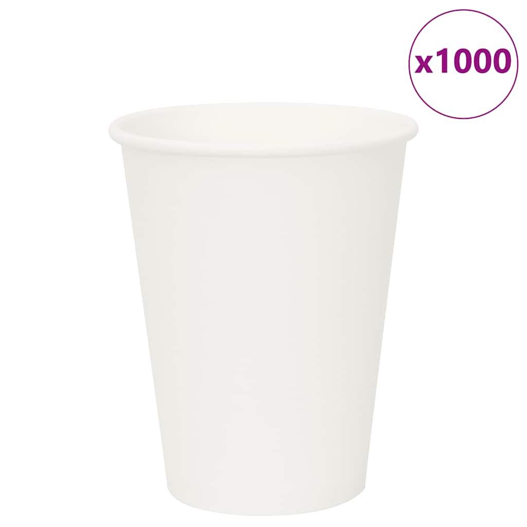 Kaffekopper af papir 1000 stk. 12oz 300ml hvid billede