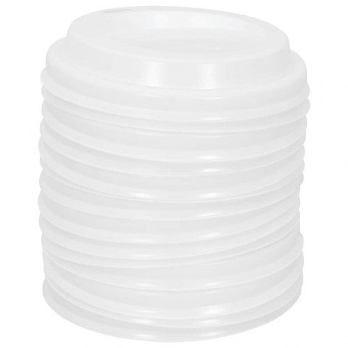 Koplåg til papirkopper 4 oz Ø60 mm - hvid, 1000 stk.