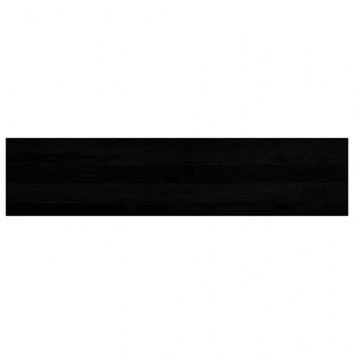 Vindueskarme i massivt egetræ - 2 stk, brunsort, 110 × 30 × 2 cm