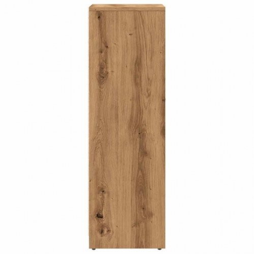 Badeværelsesskab 30×30×95 cm - egetræsfarvet konstrueret træ