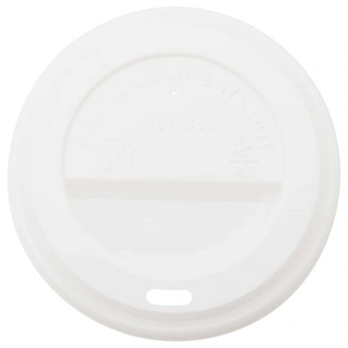 Koplåg til papkrus 90 mm 12 oz/16 oz - 1000 stk., hvid