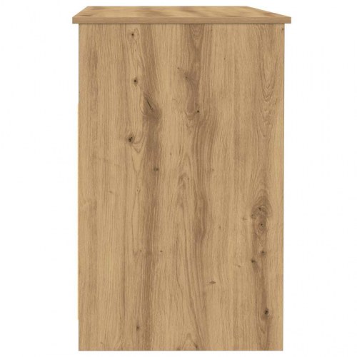 Skrivebord i kunsteg - 102 × 50 × 76 cm med 3 skuffer
