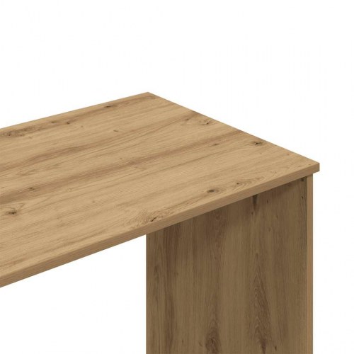 Skrivebord i kunsteg - 102 × 50 × 76 cm med 3 skuffer