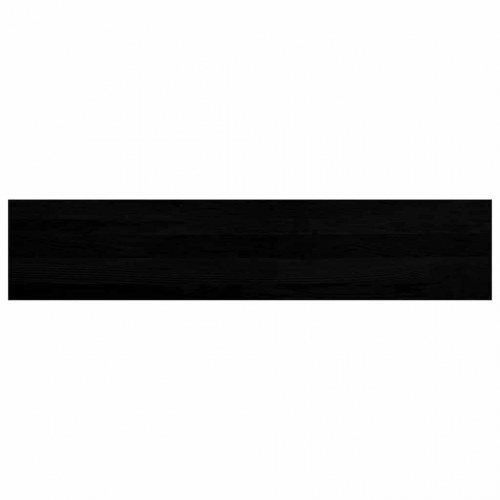 Vindueskarme i massivt egetræ - 2 stk, brunsort, 120 × 30 × 2 cm