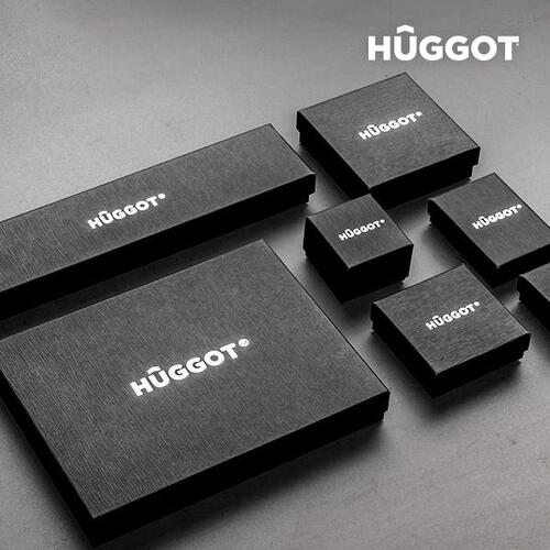 Hûggot You & Me rhodiumbelagt ring med zirkoner 18,1 mm
