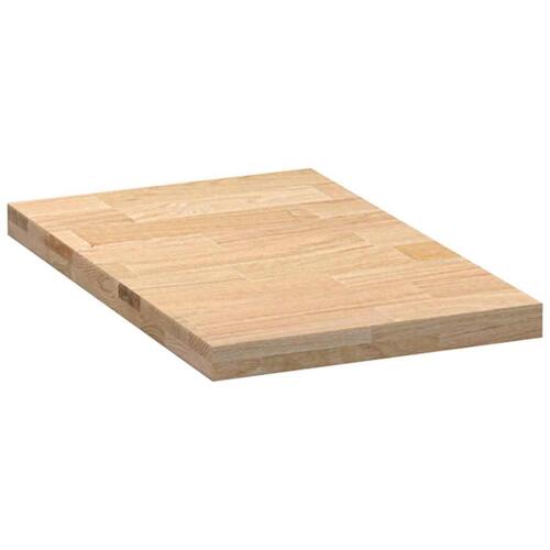 Køkkenbordplade 40x63,5x4 cm massivt egetræ rektangulær